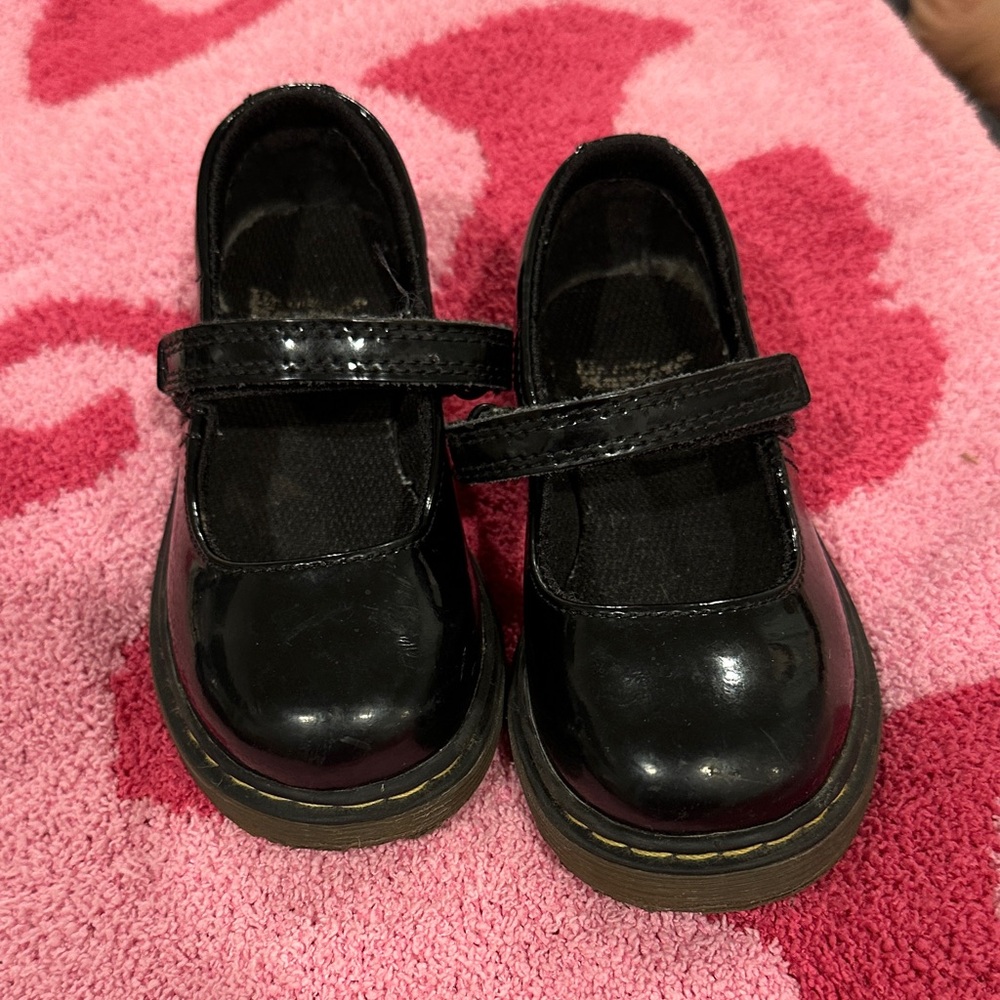 Dr. Martens Classic Black Kids Shoes